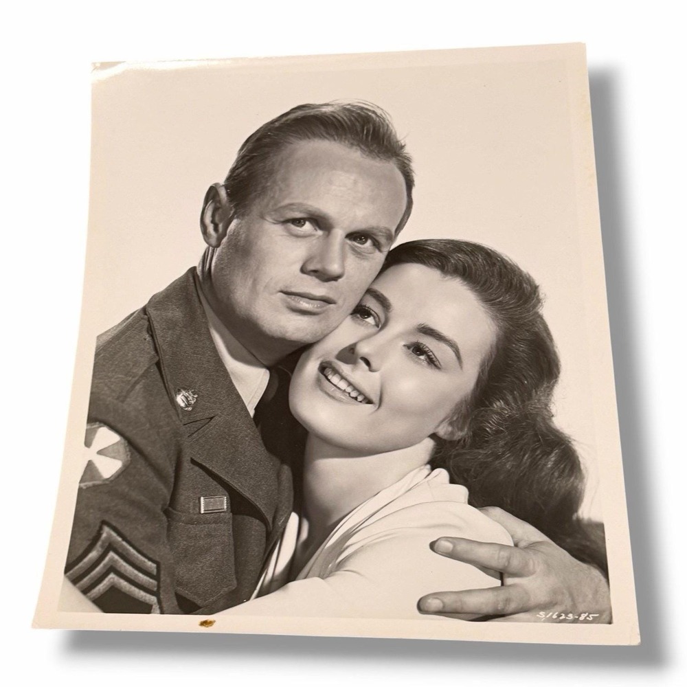 1953 Take the High Ground Richard Widmark Elaine Stewart Movie Press Photo AD